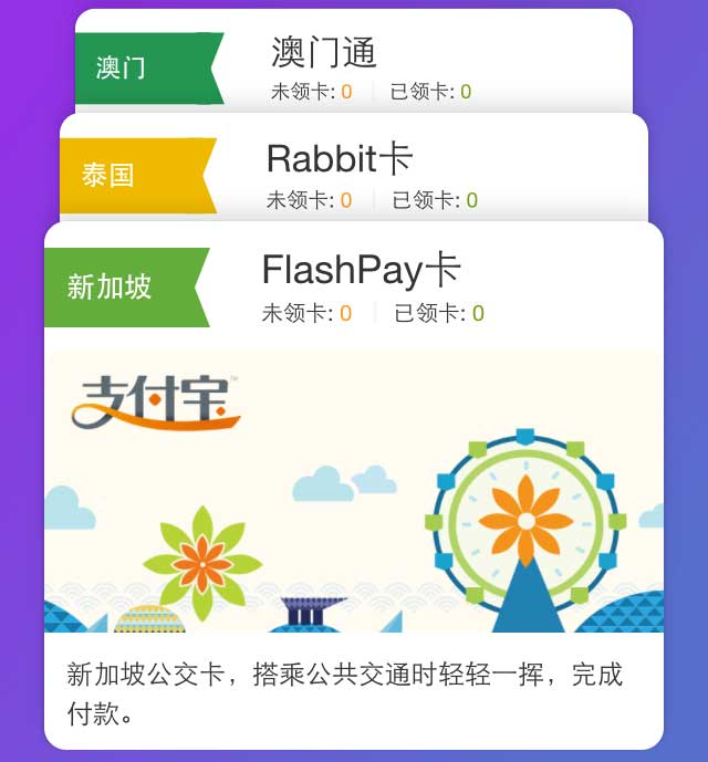 Alipay Transport Card