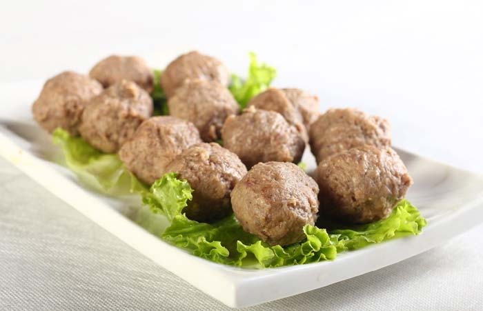 Hammered Beef Balls